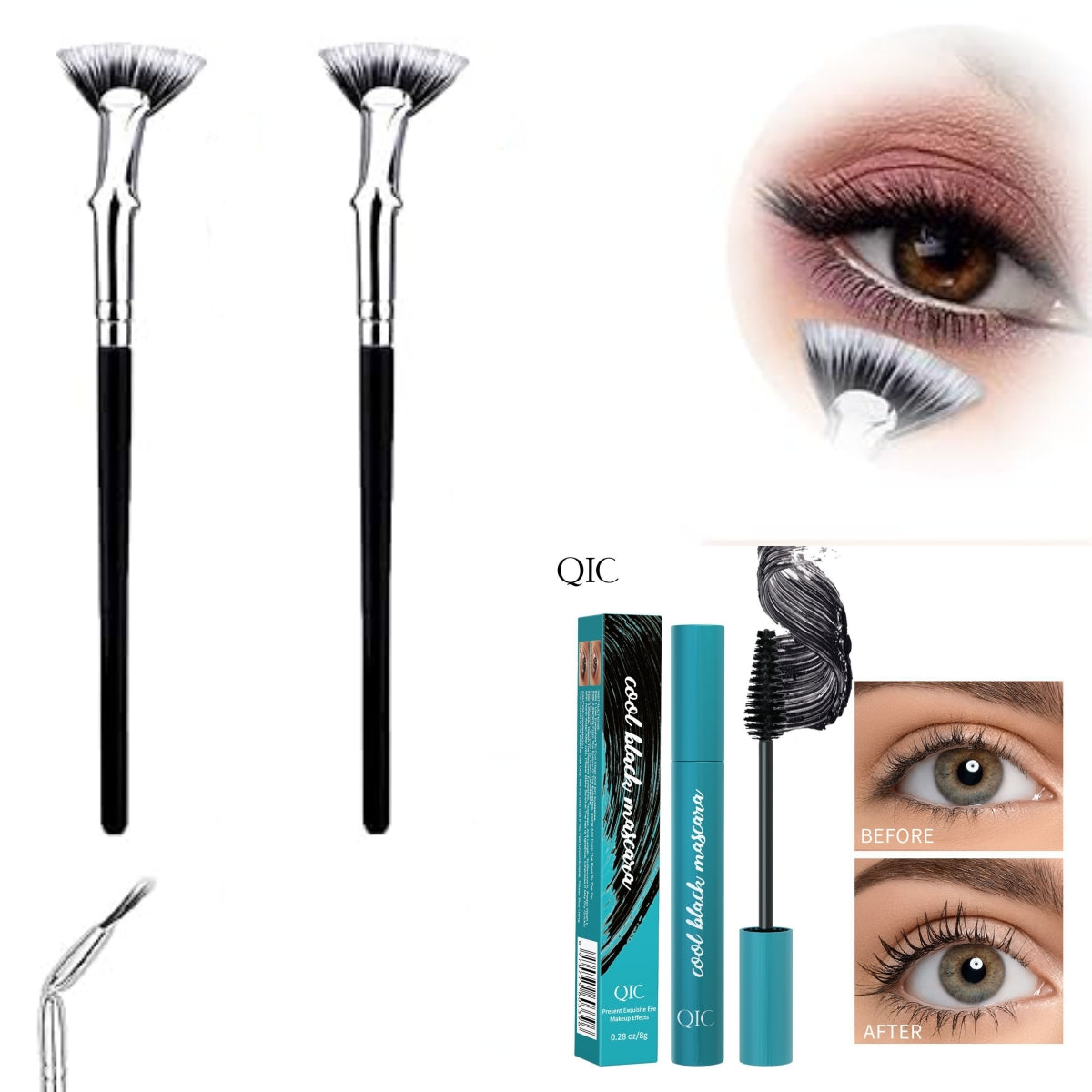 šBuy 1 Get 1 FreešFolding Angle Scalloped Lash Brush