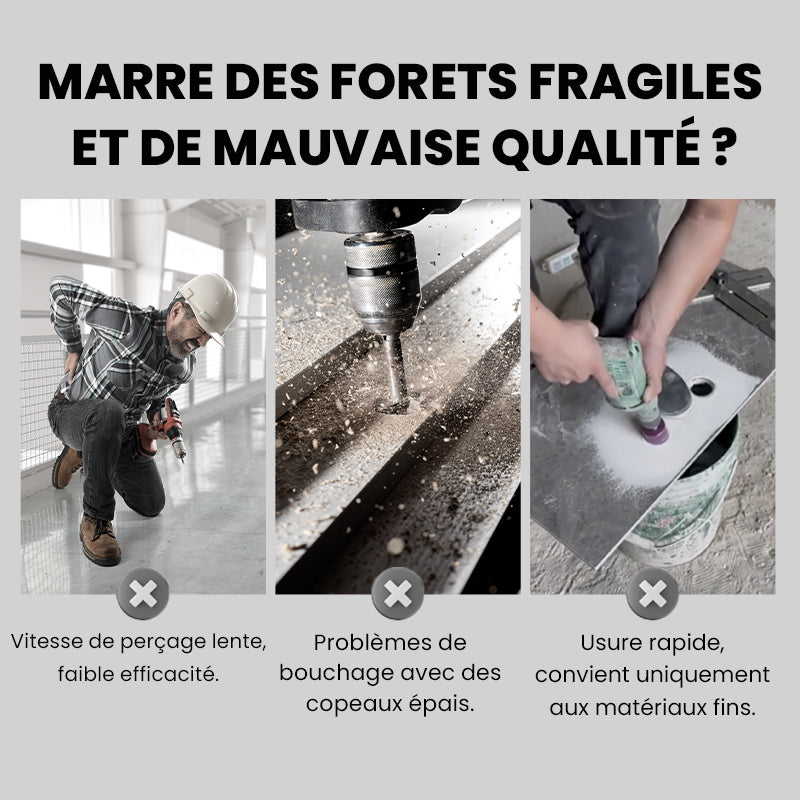 đ„Vente Ă chaud - 49 % de rĂ©ductionđ„Kit de Forets Excentriques DentelĂ©s Ă 4 Cannelures Haute RĂ©sistance