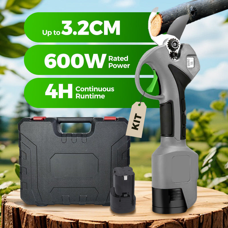 Garden Electric Pruning Shears with Battery & Charger
