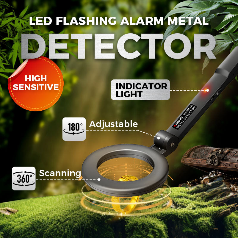 High Sensitive Detection LED Flashing Alarm Metal Detector