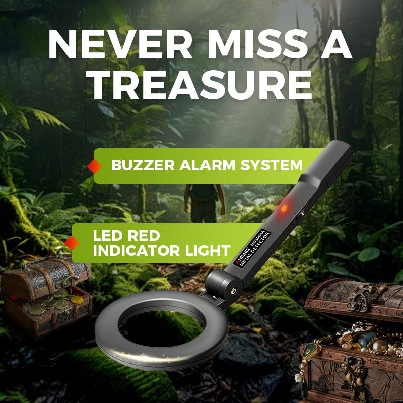 High Sensitive Detection LED Flashing Alarm Metal Detector