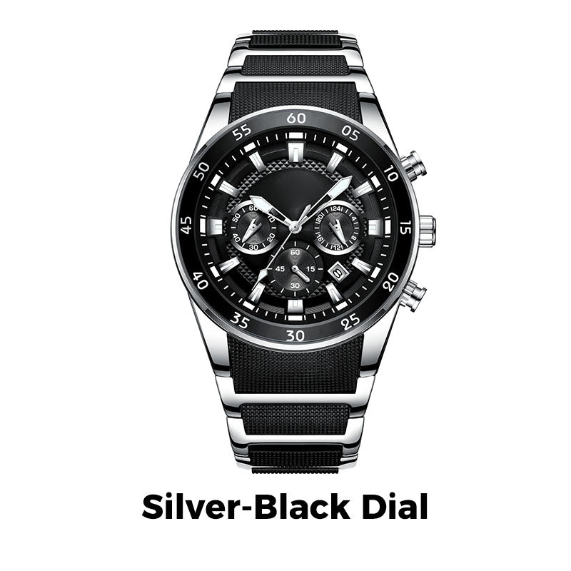 🔥Men's Waterproof Multifunctional Quartz Watch