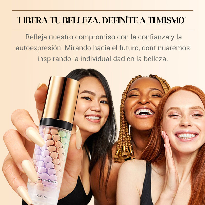 Prebase Correctora de Color 3 en 1 en un Solo Paso