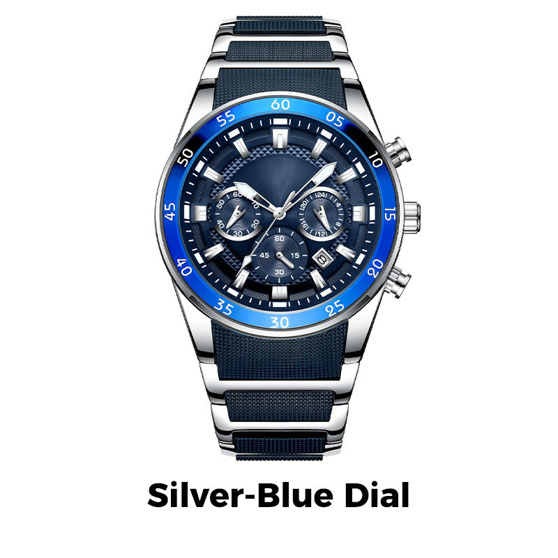 🔥Men's Waterproof Multifunctional Quartz Watch