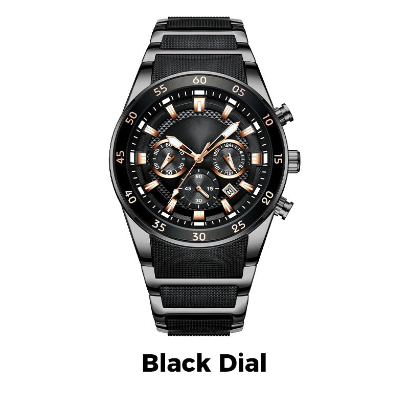 🔥Men's Waterproof Multifunctional Quartz Watch