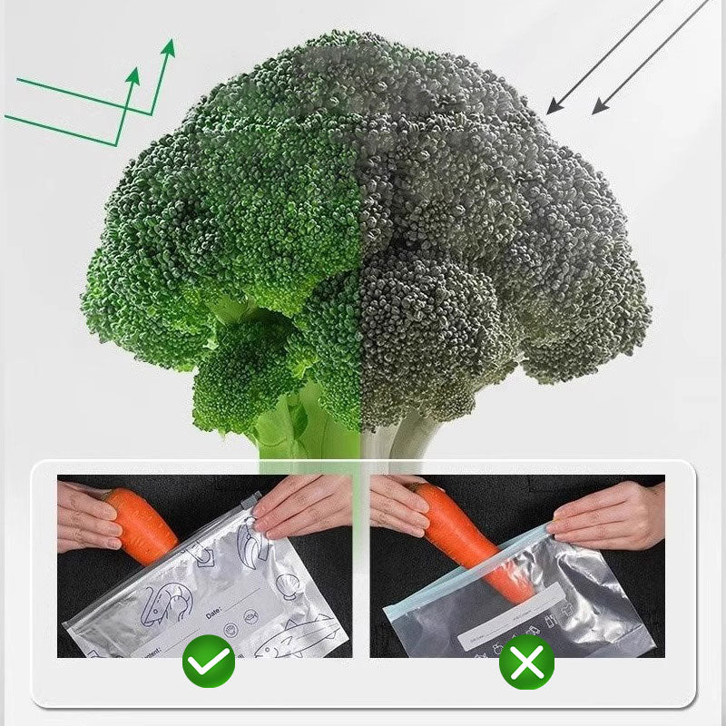 Buste Riutilizzabili per Alimenti in Alluminio con Chiusura Ermetica