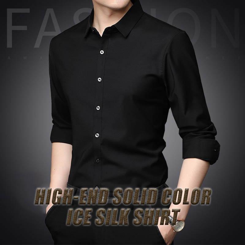 ✨(2 achetés, livraison gratuite)Chemise extensible non repassée et anti-froissement-1