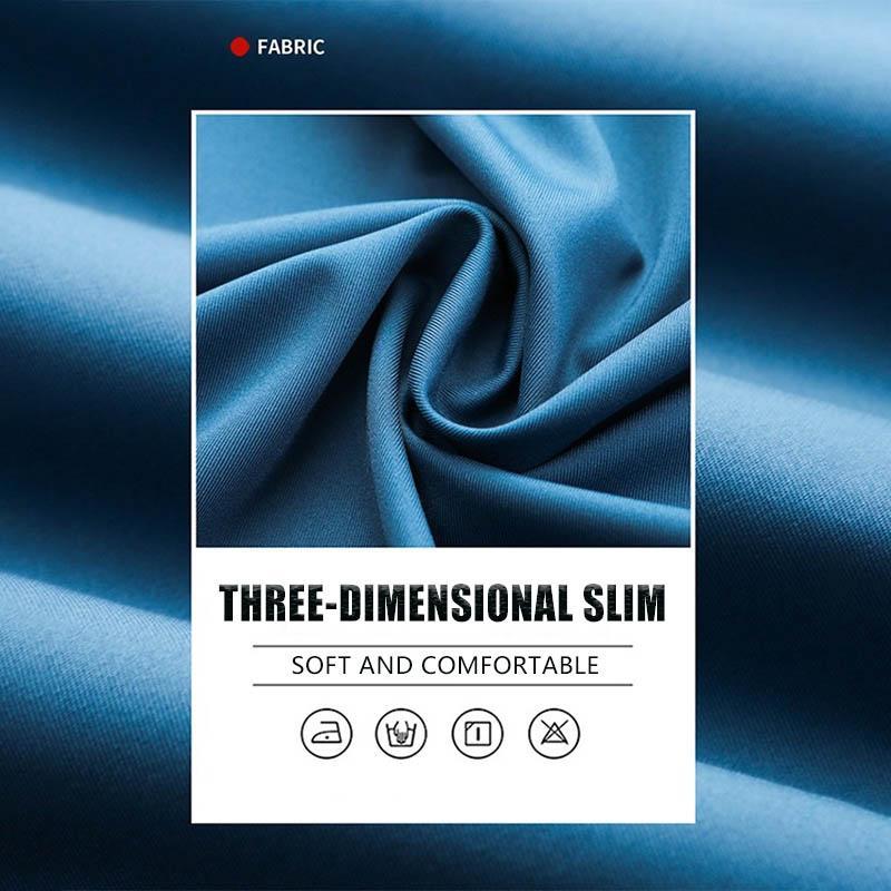 ✨(2 achetés, livraison gratuite)Chemise extensible non repassée et anti-froissement-4