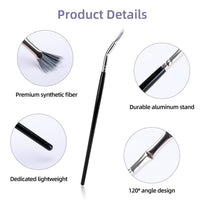 😍Buy 1 Get 1 Free😍Folding Angle Scalloped Lash Brush
