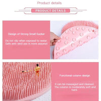 🔥 50 % de réduction ! 🚿🦶 Épurateur de pieds et dos de douche – Coussin de massage relaxant.