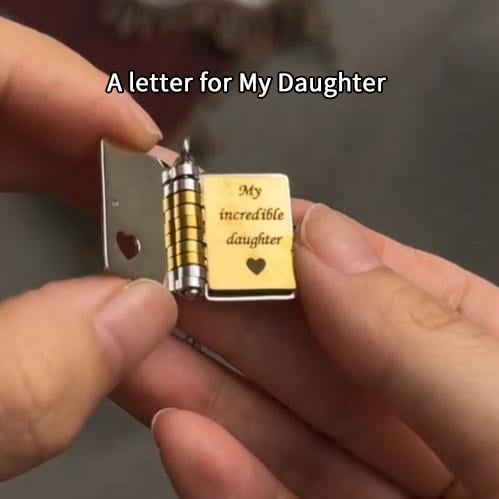 🔥🔥My Little Star Book Necklace for Daughter, Birthday Day Gift Graduation Jewelry of Love