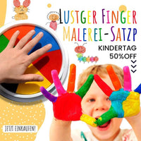 (Kindertagsaktion-50%) Lustiges Finger-Malen-Set