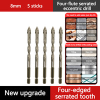 🔥Vente à chaud - 49 % de réduction🔥Kit de Forets Excentriques Dentelés à 4 Cannelures Haute Résistance