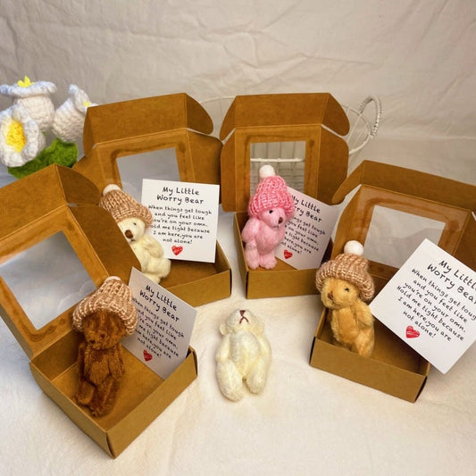 🎁Hot Sale!!🧸✨Little Bear in Box, My Little Worry Bear