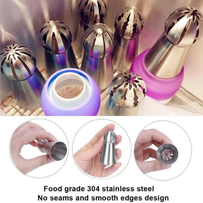 ?Offre spéciale Nouvel An 2024?Ensemble d'outils de décoration de pâtisserie (22 pièces)