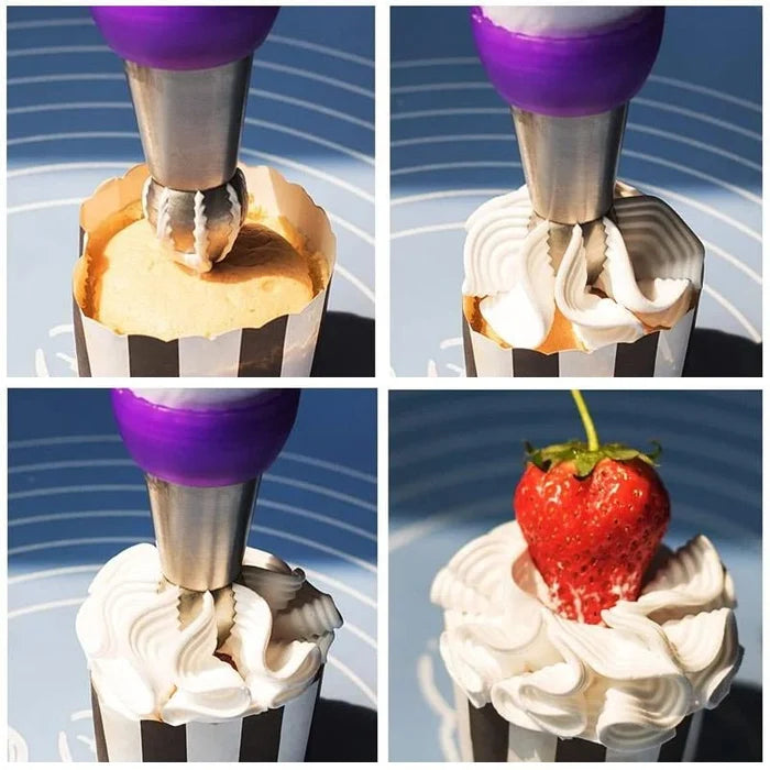 ?Offre spéciale Nouvel An 2024?Ensemble d'outils de décoration de pâtisserie (22 pièces)