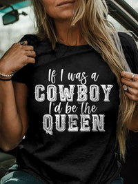 Women's Cowgirls Print Country Music Fan T-Shirt why I did
