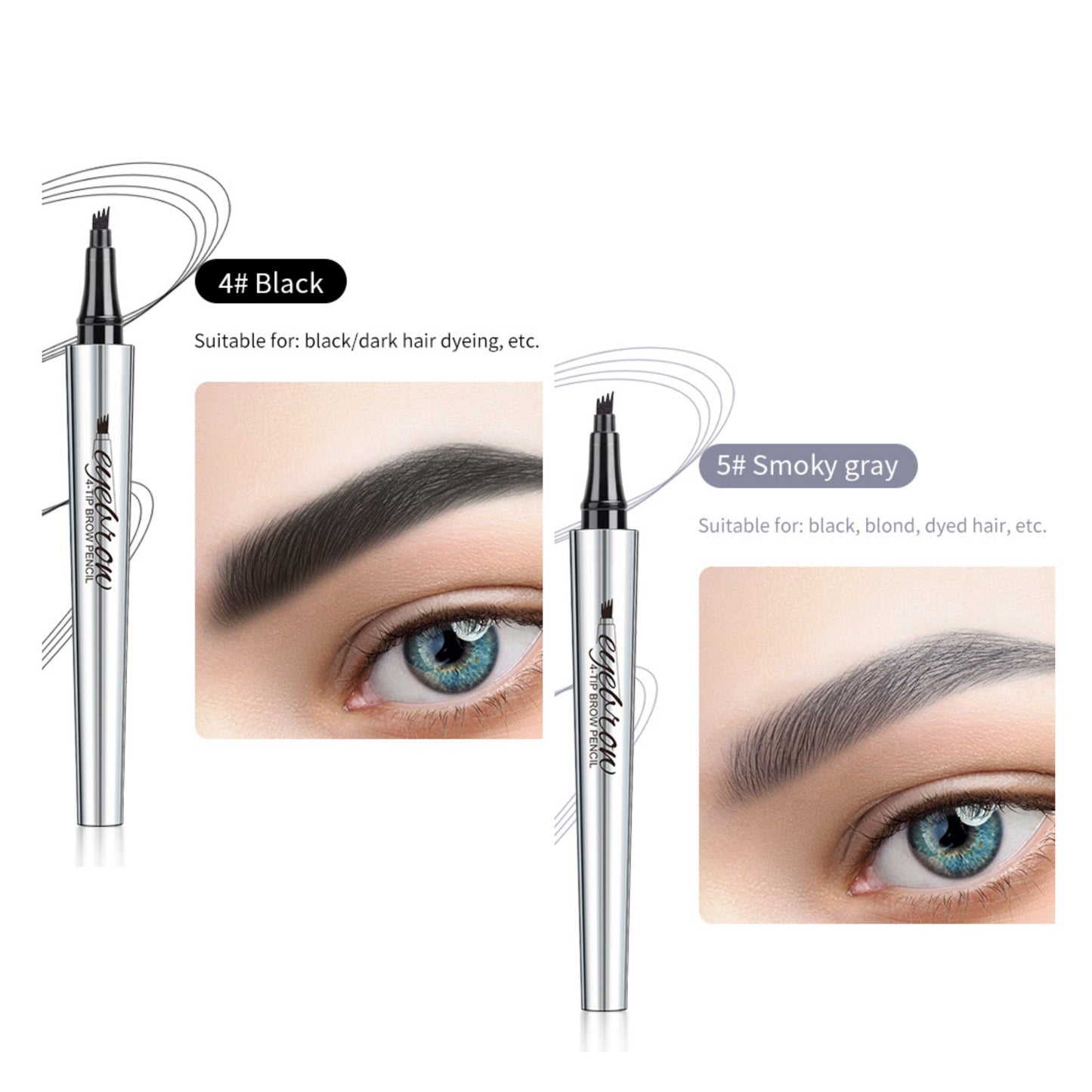 🔥Buy 1 Get 1 Free🔥3D Waterproof Microblading Eyebrow Pen 4 Fork Tip Tattoo Pencil