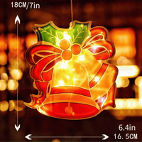 🎅Hot Sale - 50% OFF🎁Christmas Window Hanging Lights