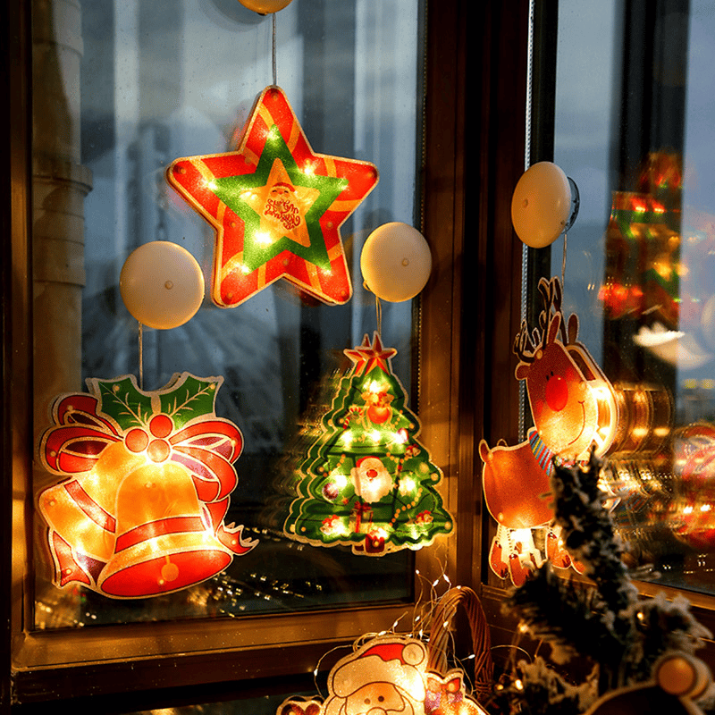 🎅Hot Sale - 50% OFF🎁Christmas Window Hanging Lights