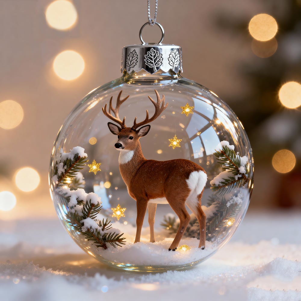 🔥Last Day 50% OFF - 2026 Wildlife Wonders Collection Crystal Glass Ornament (3D)