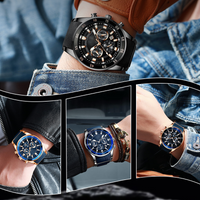 🔥Men's Waterproof Multifunctional Quartz Watch
