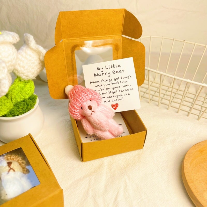 🎁Hot Sale!!🧸✨Little Bear in Box, My Little Worry Bear