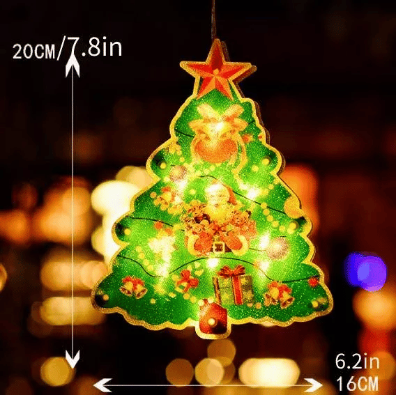 🎅Hot Sale - 50% OFF🎁Christmas Window Hanging Lights