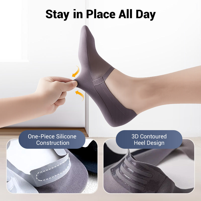 💥5 Pairs Ice Silk No-Show Socks Set (50% OFF)