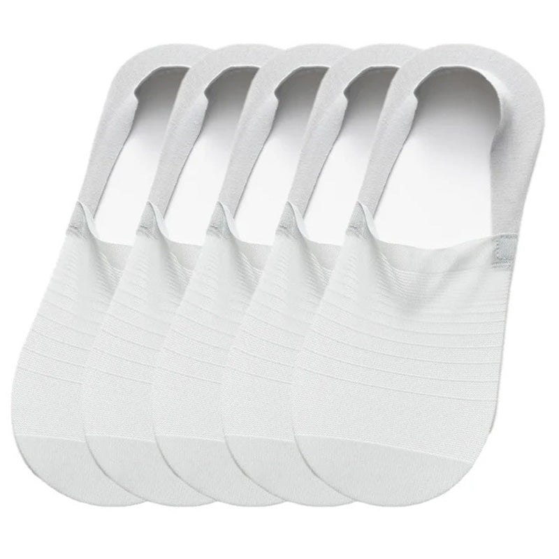 💥5 Pairs Ice Silk No-Show Socks Set (50% OFF)