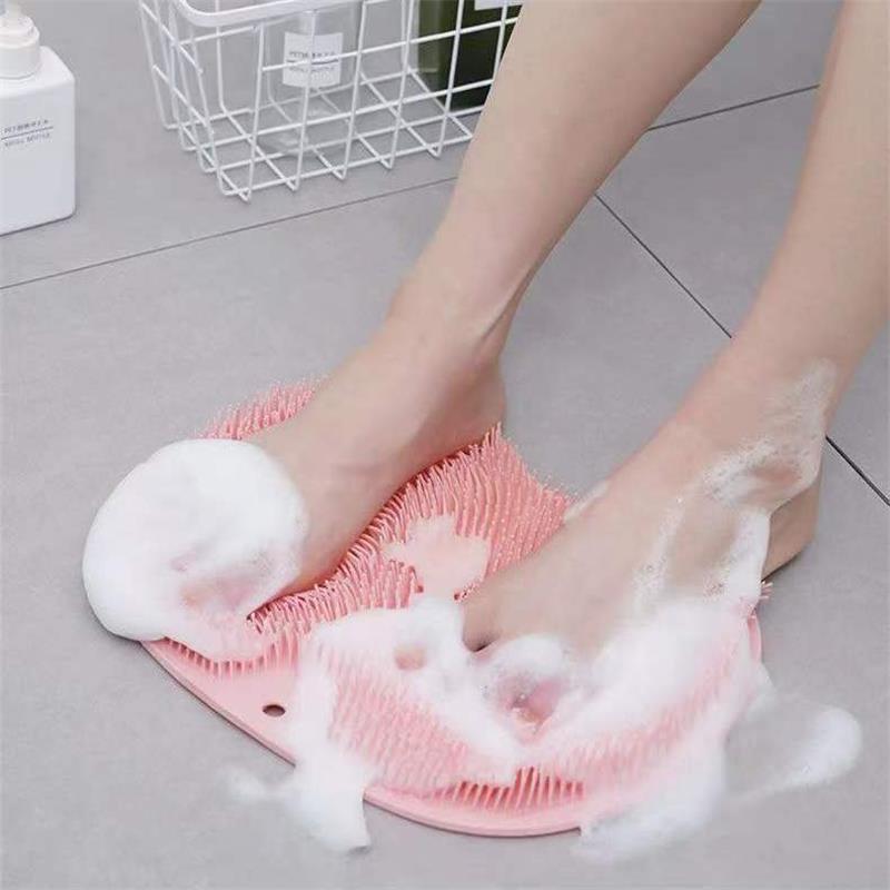 🔥 50 % de réduction ! 🚿🦶 Épurateur de pieds et dos de douche – Coussin de massage relaxant.