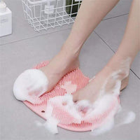 🔥 50 % de réduction ! 🚿🦶 Épurateur de pieds et dos de douche – Coussin de massage relaxant.