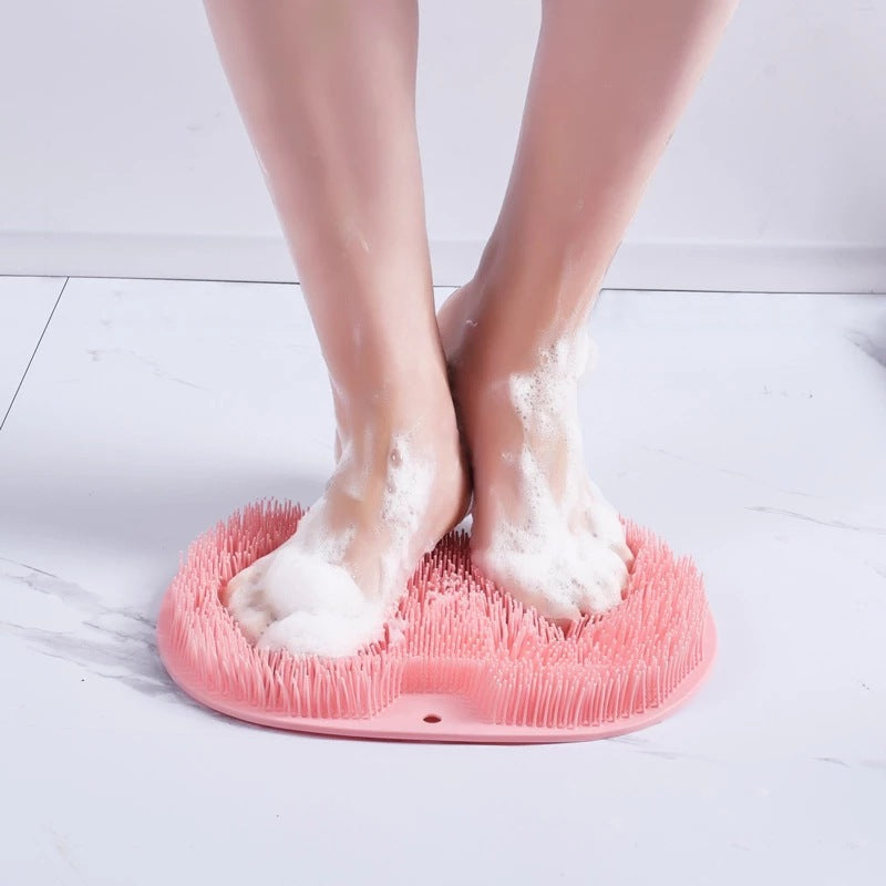 🔥 50 % de réduction ! 🚿🦶 Épurateur de pieds et dos de douche – Coussin de massage relaxant.