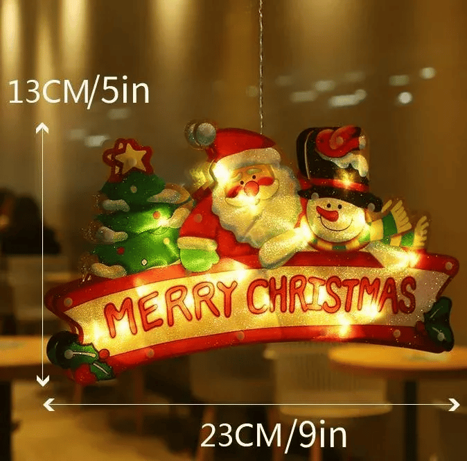 🎅Hot Sale - 50% OFF🎁Christmas Window Hanging Lights