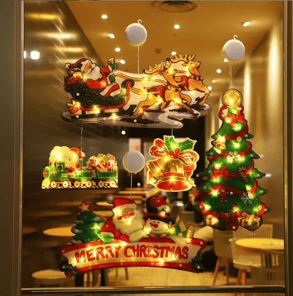 🎅Hot Sale - 50% OFF🎁Christmas Window Hanging Lights