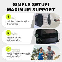 Adjustable Lumbar Support Belt Lower Back Brace
