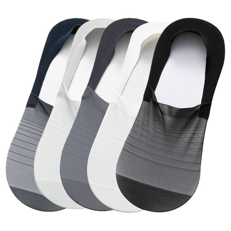 💥5 Pairs Ice Silk No-Show Socks Set (50% OFF)