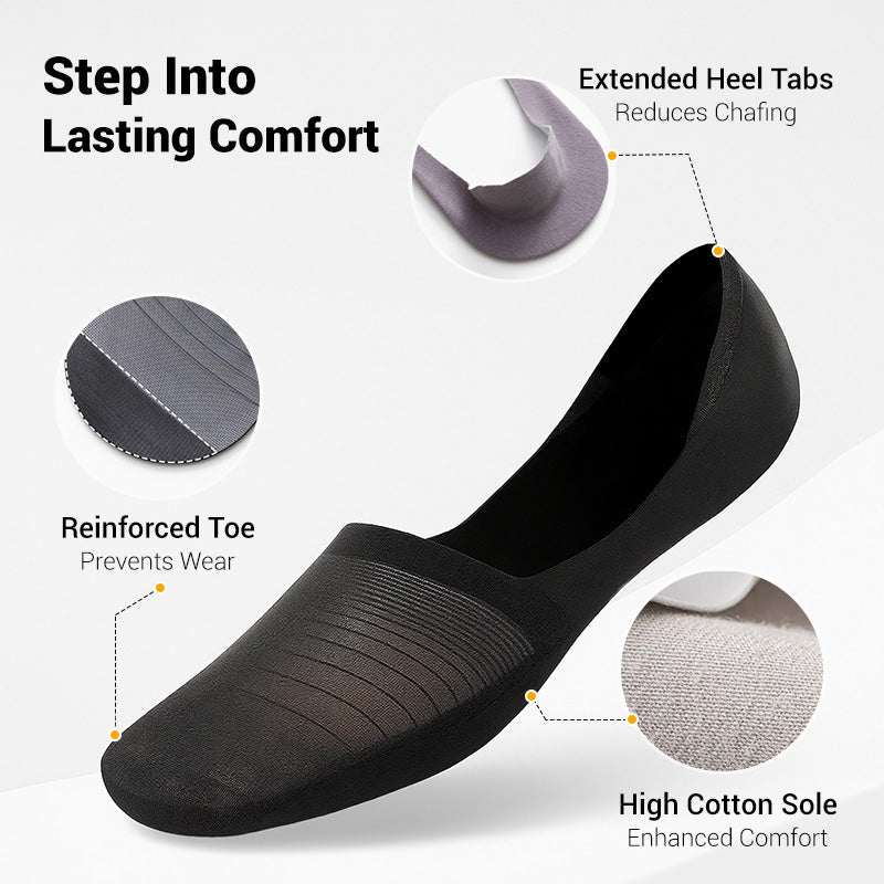 💥5 Pairs Ice Silk No-Show Socks Set (50% OFF)