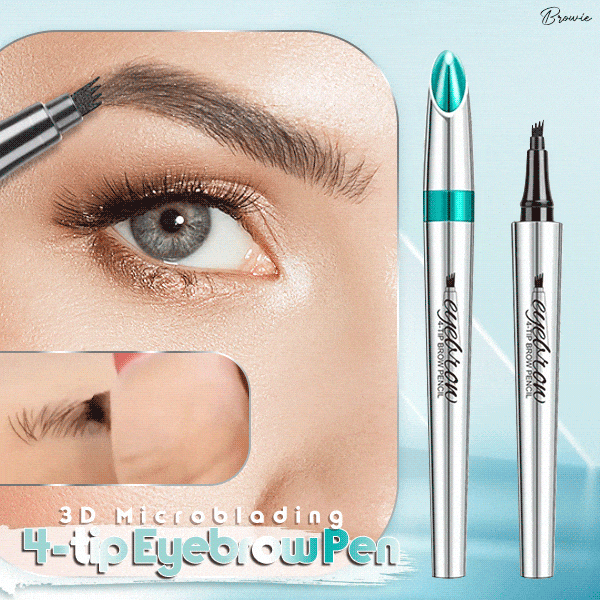 🔥Buy 1 Get 1 Free🔥3D Waterproof Microblading Eyebrow Pen 4 Fork Tip Tattoo Pencil