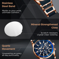 🔥Men's Waterproof Multifunctional Quartz Watch