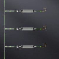 3 Krokar Anti Drift Bottenfiske Rigg