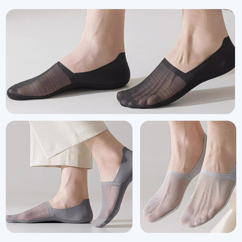 💥5 Pairs Ice Silk No-Show Socks Set (50% OFF)