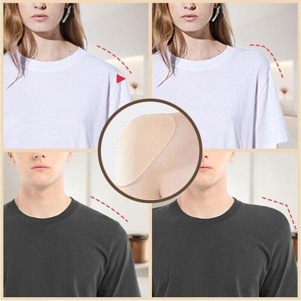 Naturally Soft Anti-Slip Shoulder Pads