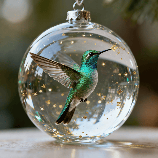 🔥LAST DAY 60% OFF🐦Nature's Birds Crystal Glass Ornament Gift Set