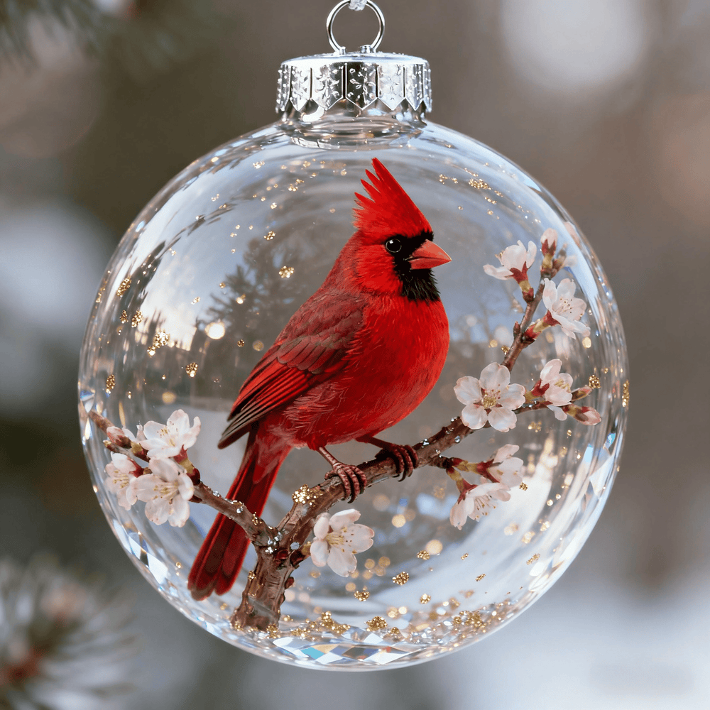 🔥LAST DAY 60% OFF🐦Nature's Birds Crystal Glass Ornament Gift Set