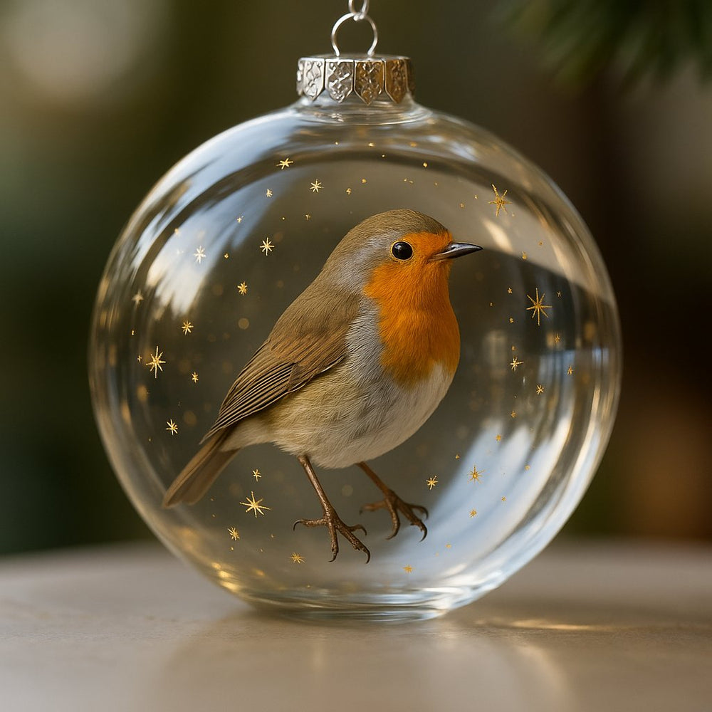 🔥LAST DAY 60% OFF🐦Nature's Birds Crystal Glass Ornament Gift Set