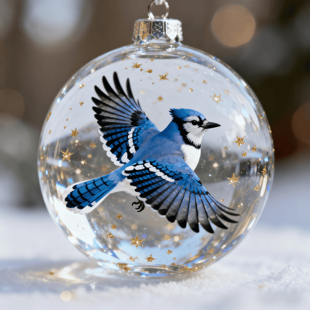 🔥LAST DAY 60% OFF🐦Nature's Birds Crystal Glass Ornament Gift Set