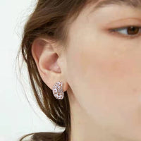 🔥Lab-Created Diamonds Hoop Earrings🎁