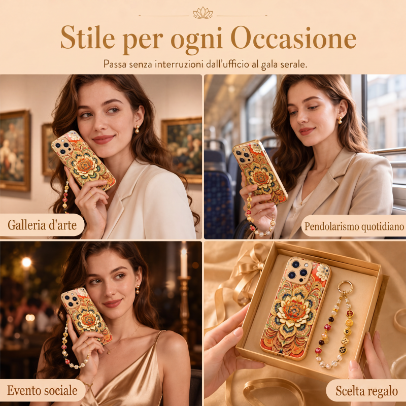 Cover per telefono in stile mandarino cinese