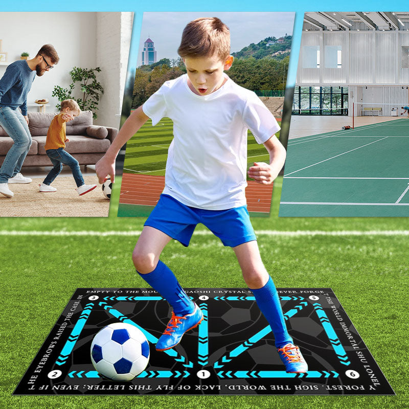 ⚽ 50% SCONTO ORA! 🔥 Tappetino antiscivolo per allenamento di calcio – Resistente e portatile, perfetto per esercizi di tecnica podalica ovunque ✨